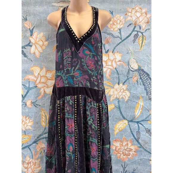 Free People Gweniever Maxi Dress Size XS - Picture 3 of 8